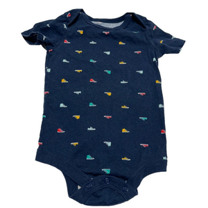 10/20$ Navy Blue Baby Short Sleeve Onesie/Bodysuit size 12-18 months